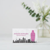 Martini Shaker | Stadt Visitenkarte (Stehend Vorderseite)