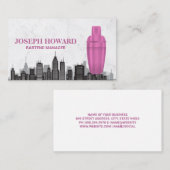 Martini Shaker | Stadt Visitenkarte (Vorne/Hinten)