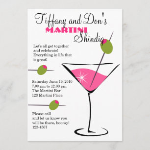Martini Shindig! Einladung