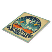 Martini Space Travel 1957 New World Logo Fliese (Seite)