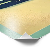 Martini Space Travel 1957 New World Logo Fotodruck (Ecke)