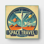 Martini Space Travel 1957 New World Logo Fotoplatte (Vorderseite)