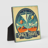 Martini Space Travel 1957 New World Logo Fotoplatte (Vorderseite)