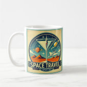 Martini Space Travel 1957 New World Logo Kaffeetasse (Links)