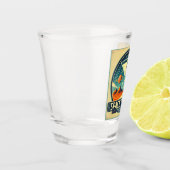 Martini Space Travel 1957 New World Logo Schnapsglas (Links)