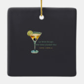 Martini Space Travel 1957 Space Age Logo Keramikornament (Rückseite)