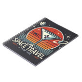 Martini Space Travel 1957 Space Age Logo Notizblock (Linke Seite)