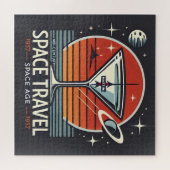 Martini Space Travel 1957 Space Age Logo Puzzle (Horizontal)