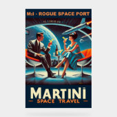 Martini Space Travel Poster Rogue Space Port (Vorderseite)