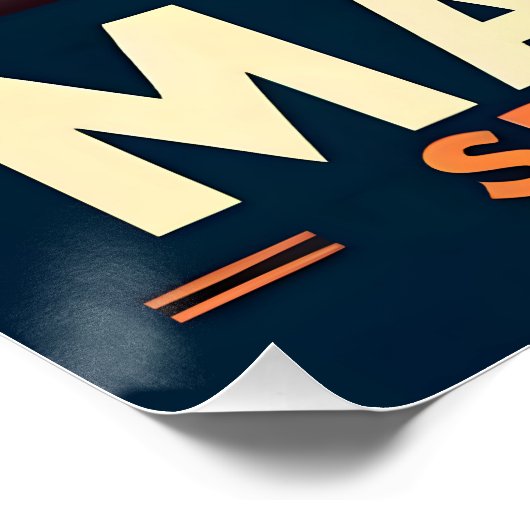 Martini Space Travel Poster Rogue Space Port (Ecke)