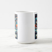 Martini Space Travel Poster Rogue Space Port Kaffeetasse (Mittel)