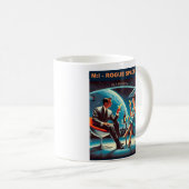 Martini Space Travel Poster Rogue Space Port Kaffeetasse (VorderseiteRechts)