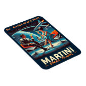 Martini Space Travel Poster Rogue Space Port Magnet (Rechte Seite)