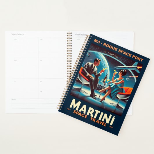 Martini Space Travel Poster Rogue Space Port Planer (Anzeige)