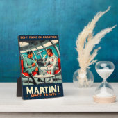 Martini Space Travel Poster Sci-Fi-Filme im Weltra Fotoplatte (Seite)