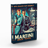 Martini Space Travel Poster SP5: Black Cat Agency Fotoblock (Links)