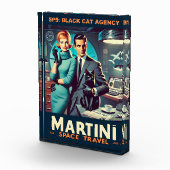 Martini Space Travel Poster SP5: Black Cat Agency Fotoblock (Rechts)