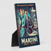 Martini Space Travel Poster SP5: Black Cat Agency Fotoplatte (Seite)