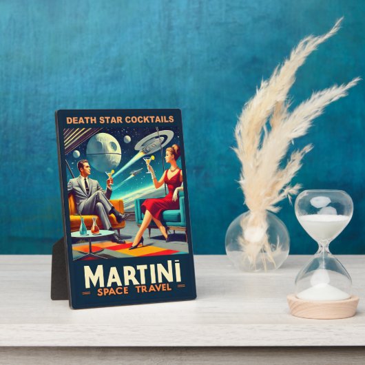 Martini Space Travel Posters Death Star Cocktails Fotoplatte (Seite)