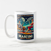 Martini Space Travel Posters Death Star Cocktails Kaffeetasse (Links)