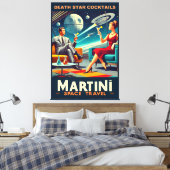 Martini Space Travel Posters Death Star Cocktails Leinwanddruck (Insitu (Schlafzimmer))
