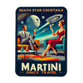 Martini Space Travel Posters Death Star Cocktails Magnet (Vertikal)