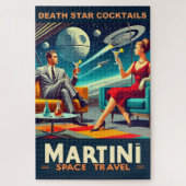Martini Space Travel Posters Death Star Cocktails Puzzle (Vertikal)