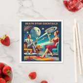 Martini Space Travel Posters Death Star Cocktails Serviette (Beispiel)