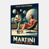 Martini Space Travel Posters Film Locations Acrylschild (Winkel)