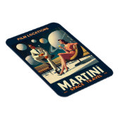 Martini Space Travel Posters Film Locations Magnet (Rechte Seite)