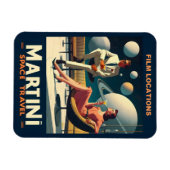 Martini Space Travel Posters Film Locations Magnet (Horizontal)