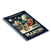 Martini Space Travel Posters Film Locations Notizblock (Rechte Seite)