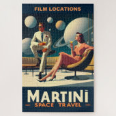 Martini Space Travel Posters Film Locations Puzzle (Vertikal)