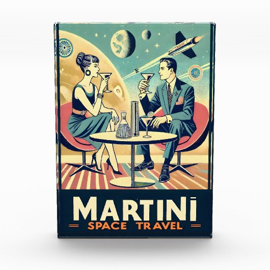 Martini Space Travel Posters Flight Crew Fotoblock (Vorderseite)