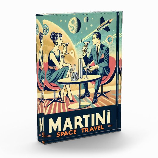 Martini Space Travel Posters Flight Crew Fotoblock (Links)