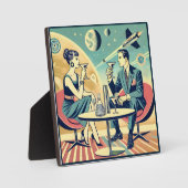 Martini Space Travel Posters Flight Crew Fotoplatte (Vorderseite)