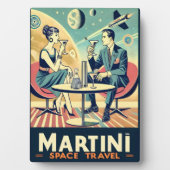 Martini Space Travel Posters Flight Crew Fotoplatte (Vorderseite)