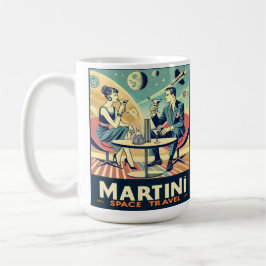 Martini Space Travel Posters Flight Crew Kaffeetasse