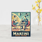 Martini Space Travel Posters Flight Crew Karte (Gelbe Blume)
