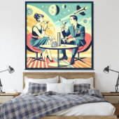 Martini Space Travel Posters Flight Crew Leinwanddruck (Insitu (Schlafzimmer))