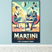 Martini Space Travel Posters Flight Crew Leinwanddruck (Insitu (Holzboden))