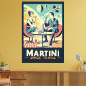Martini Space Travel Posters Flight Crew Leinwanddruck (Insitu (Wohnzimmer))