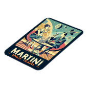 Martini Space Travel Posters Flight Crew Magnet (Linke Seite)