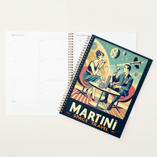Martini Space Travel Posters Flight Crew Planer (Anzeige)