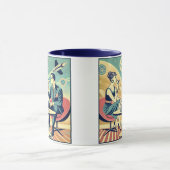 Martini Space Travel Posters Flight Crew Tasse (Zentrum)