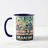 Martini Space Travel Posters Flight Crew Tasse (Links)