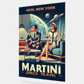 Martini Space Travel Posters New, New York Acrylschild (Winkel)
