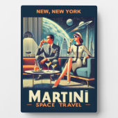 Martini Space Travel Posters New, New York Fotoplatte (Vorderseite)