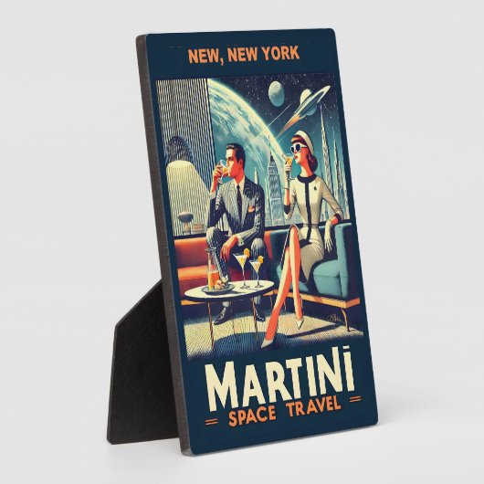 Martini Space Travel Posters New, New York Fotoplatte (Seite)