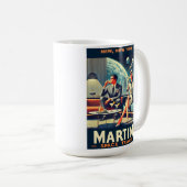 Martini Space Travel Posters New, New York Kaffeetasse (VorderseiteRechts)